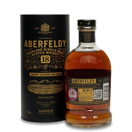 Aberfeldy 18 Year Old Napa Valley Red Wine Cask - JPHA