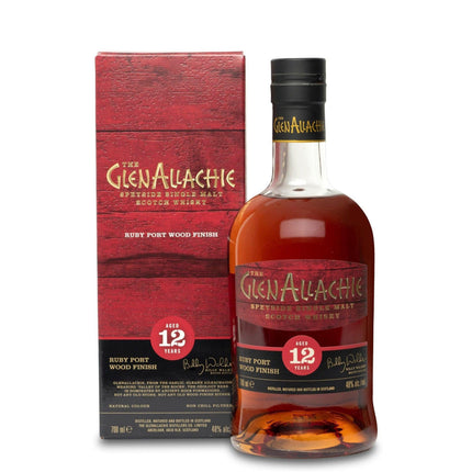 GlenAllachie 12 Year Old Ruby Port Wood Finish - JPHA