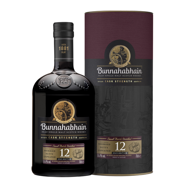 Bunnahabhain 12 Year Old Cask Strength (2025 Release)