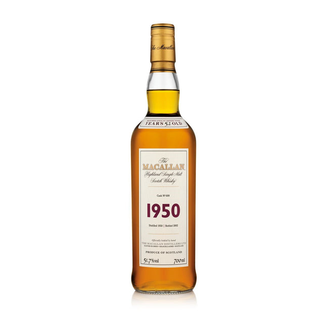 Macallan 52 Year Old 1950 Fine & Rare