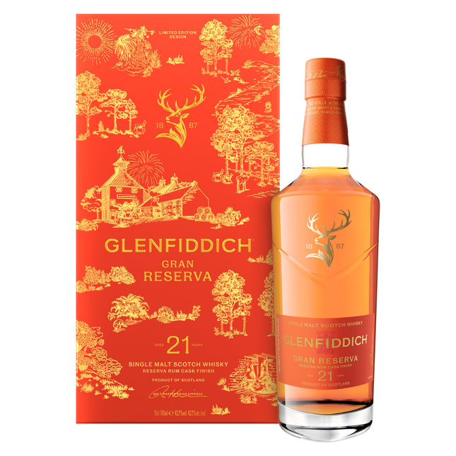 Glenfiddich 21 Year Old Gran Reserva Rum Cask Finish (Festive Limited Edition 2026)
