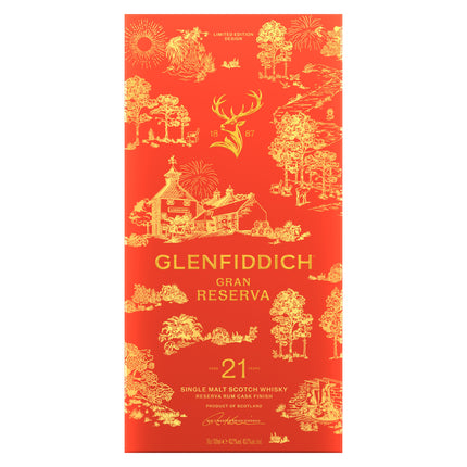 Glenfiddich 21 Year Old Gran Reserva Rum Cask Finish (Festive Limited Edition 2026)