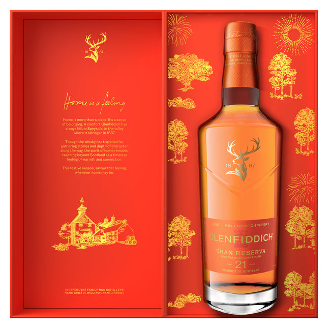 Glenfiddich 21 Year Old Gran Reserva Rum Cask Finish (Festive Limited Edition 2026)