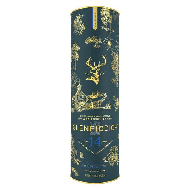 Glenfiddich 14 Year Old Bourbon Barrel Reserve (Festive Limited Edition 2026)