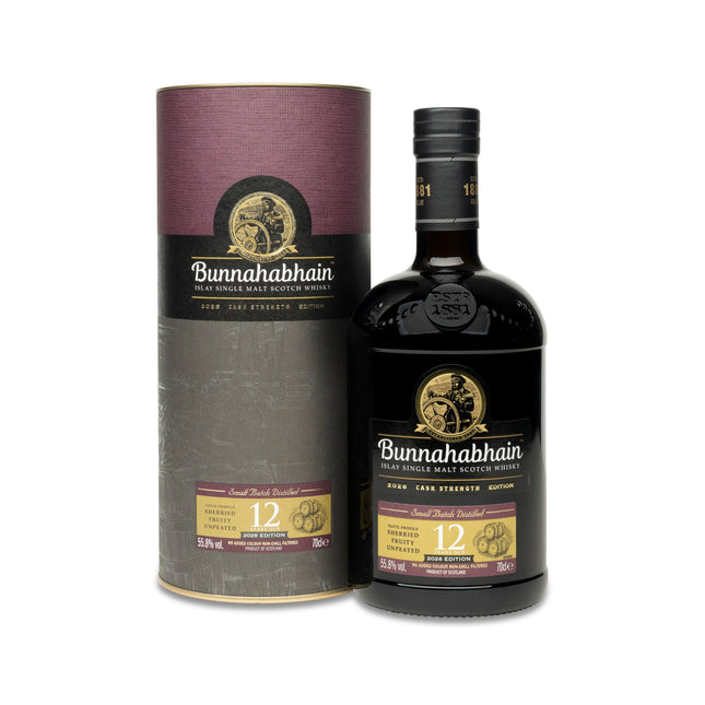 Bunnahabhain 12 Year Old Cask Strength (2026 Release)