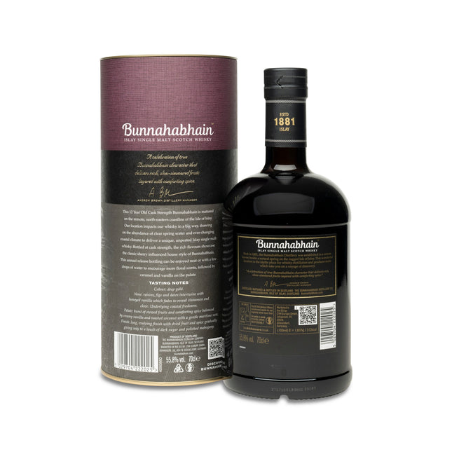 Bunnahabhain 12 Year Old Cask Strength (2026 Release)
