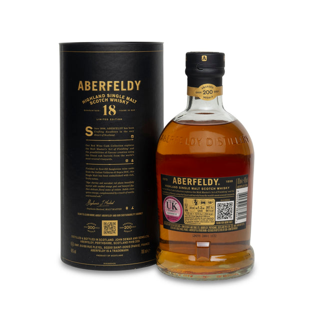 Aberfeldy 18 Year Old Sangiovese Red Wine Finish