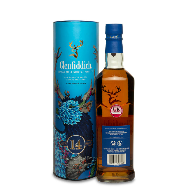 Glenfiddich 14 Year Old Bourbon Barrel Reserve (Festive Limited Edition)