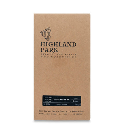 Highland Park 18 Year Old 2002 Refill Butt #4627 (London Edition No. 1)