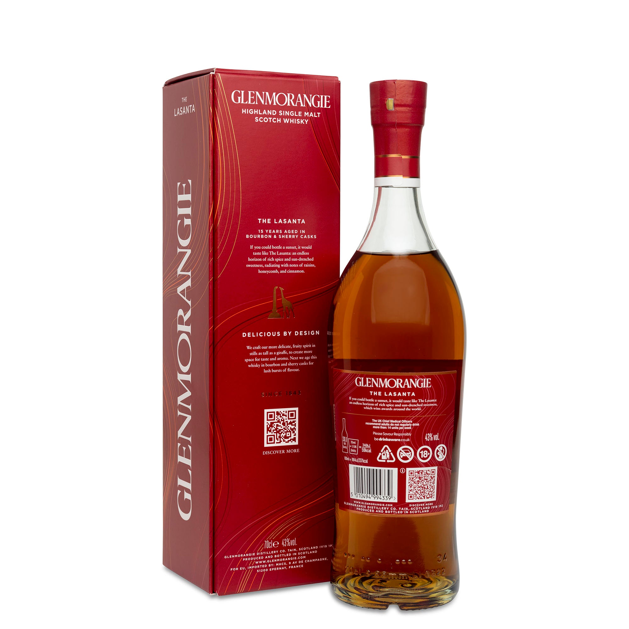 Glenmorangie 15 Year Old The Lasanta Highland Single Malt Scotch