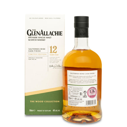 GlenAllachie 12 Year Old Sauternes Wine Cask Finish