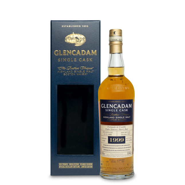 Glencadam 22 Year Old 1999 Pedro Ximenez Sherry Butt #4142 (Single Cask Release)