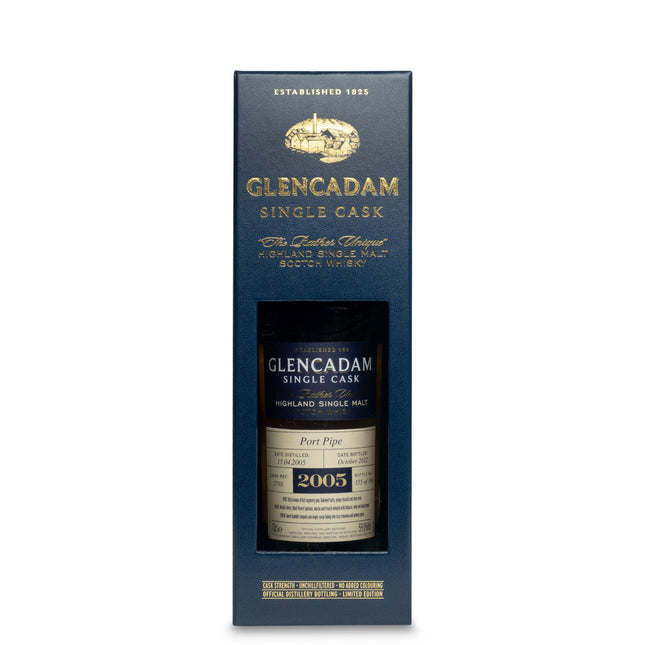 Glencadam 17 Year Old 2005 Port Pipe #2788 (Single Cask Release)