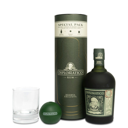 Diplomatico Reserva Exclusiva Glass & Ice Mould Gift Set