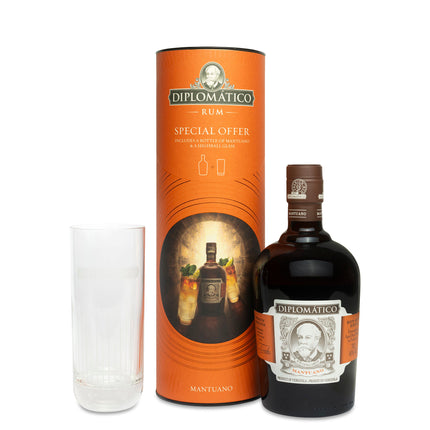 Diplomatico Mantuano with Highball Glass