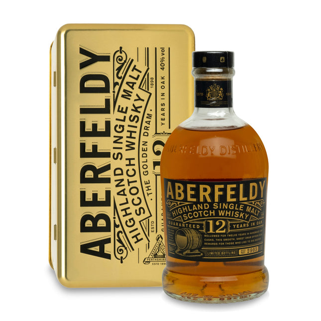 Aberfeldy 12 Year Old (Gold Bar Gift Tin)