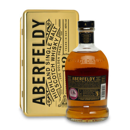 Aberfeldy 12 Year Old (Gold Bar Gift Tin)