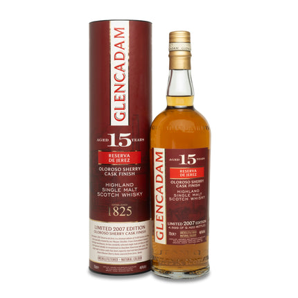 Glencadam 15 Year Old 2007 Reserva De Jerez Oloroso Sherry Cask Finish