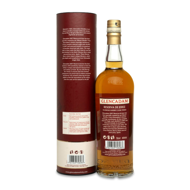 Glencadam 15 Year Old 2007 Reserva De Jerez Oloroso Sherry Cask Finish