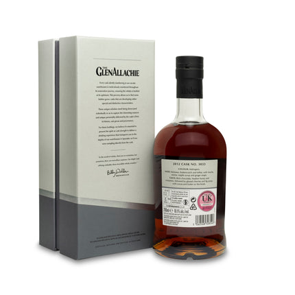 GlenAllachie 11 Year Old 2012 Pedro Ximenez #3033 (UK Single Cask Release)