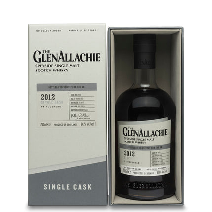 GlenAllachie 11 Year Old 2012 Pedro Ximenez #3033 (UK Single Cask Release)