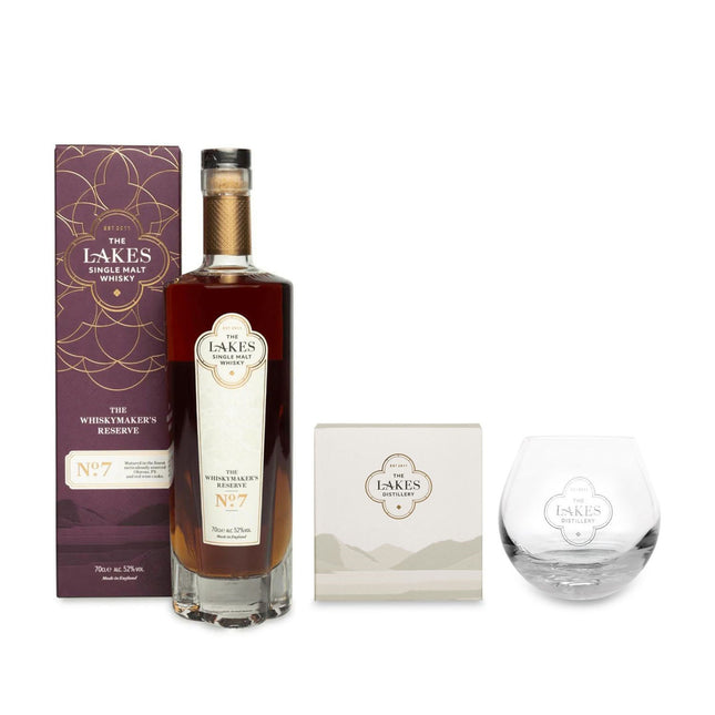 The Lakes Whiskymaker's Reserve No.7 with Complimentary Rocking Glass