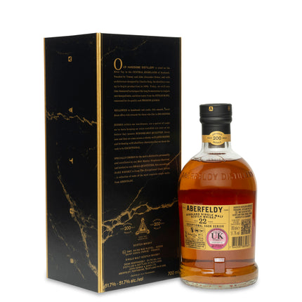 Aberfeldy 22 Year Old 2001 White Port Finish (Exceptional Cask Series)