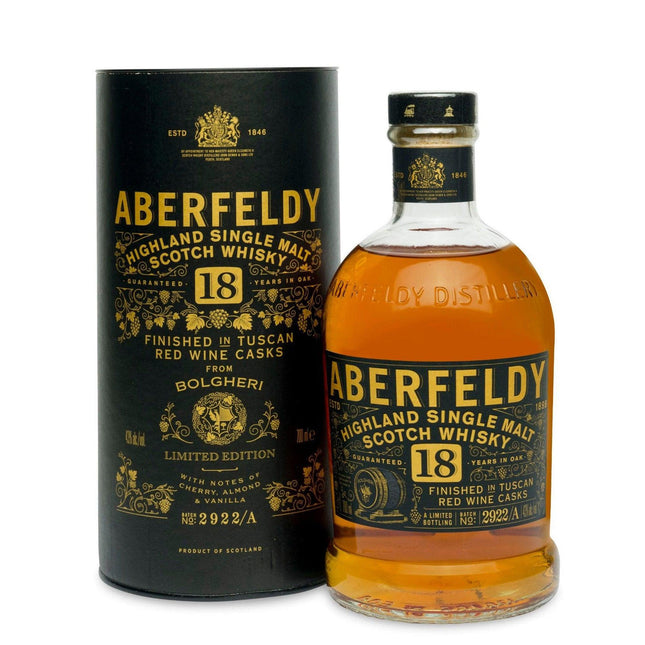 Aberfeldy 18 Year Old Tuscan Red Wine Cask - JPHA