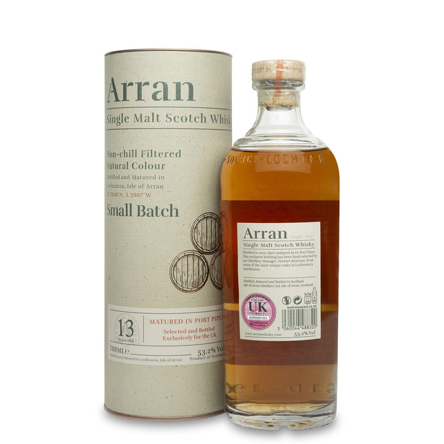 Arran 13 Year Old 2010 Port Pipes Small Batch Release (UK Exclusive) - JPHA