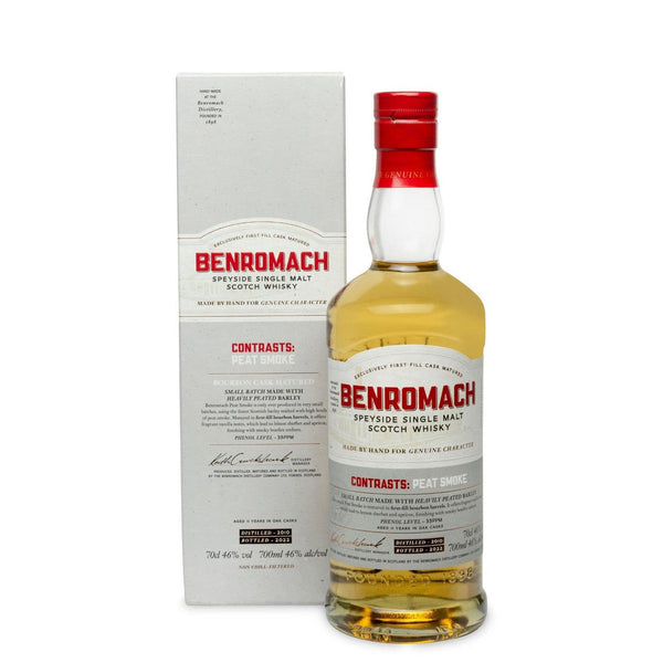 Benromach Contrasts: Peat Smoke Speyside Single Malt Scotch Whisky