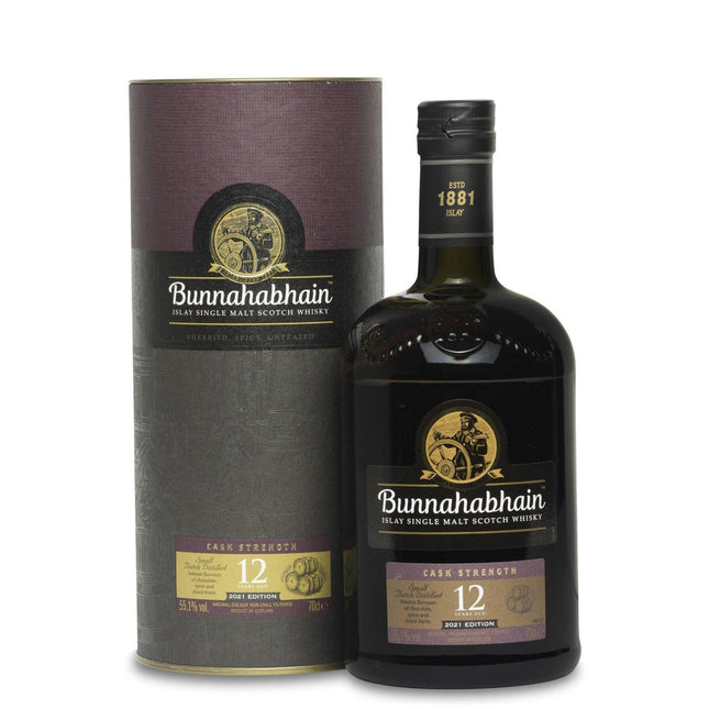 Bunnahabhain 12 Year Old Cask Strength (2021 Release) - JPHA