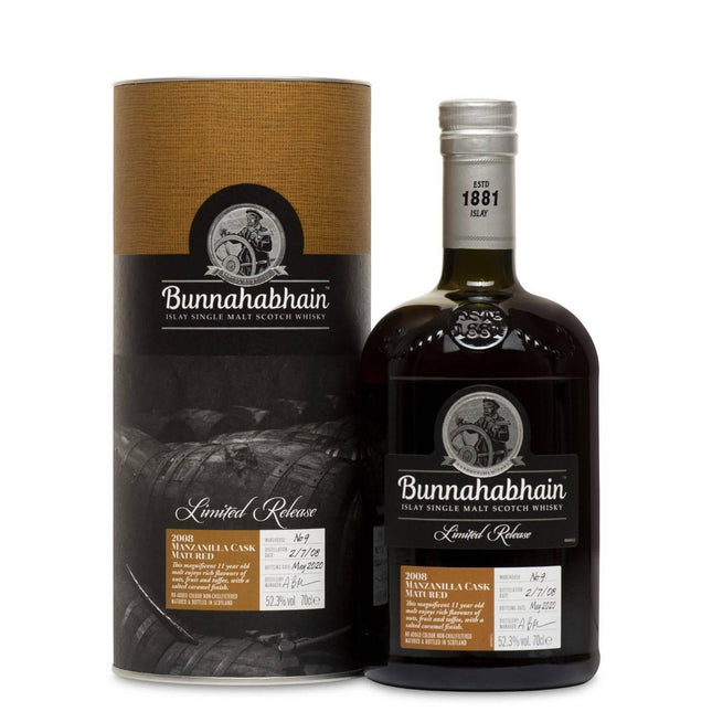 Bunnahabhain 2008 11 Year Old Manzanilla Cask - JPHA