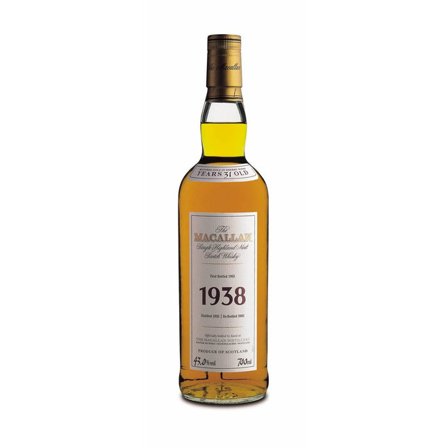 Macallan 31 Year Old 1938 Fine & Rare