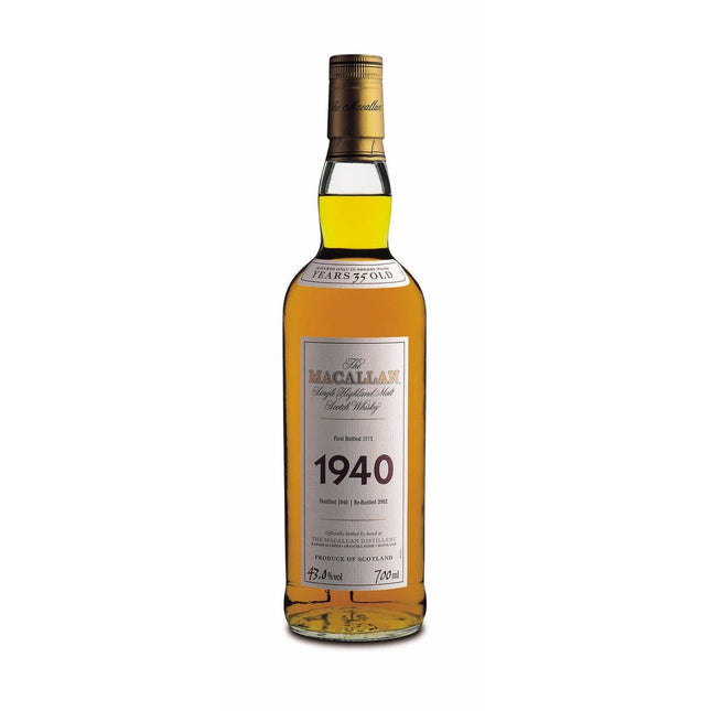 Macallan 35 Year Old 1940 Fine & Rare