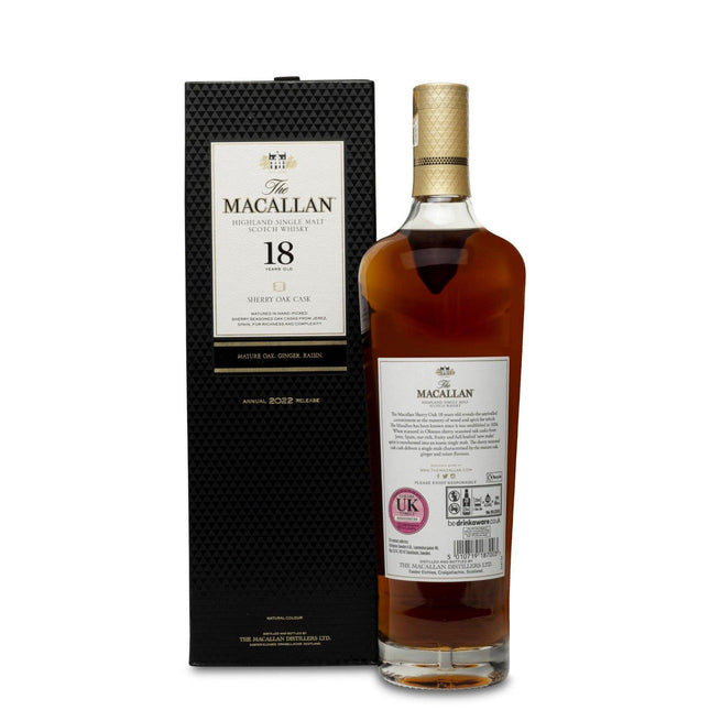 Macallan 18 Year Old Sherry Oak Cask (2022 Release) - JPHA