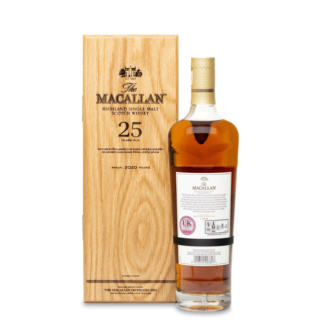 Macallan 25 Year Old Sherry Oak (2020 Release) - JPHA