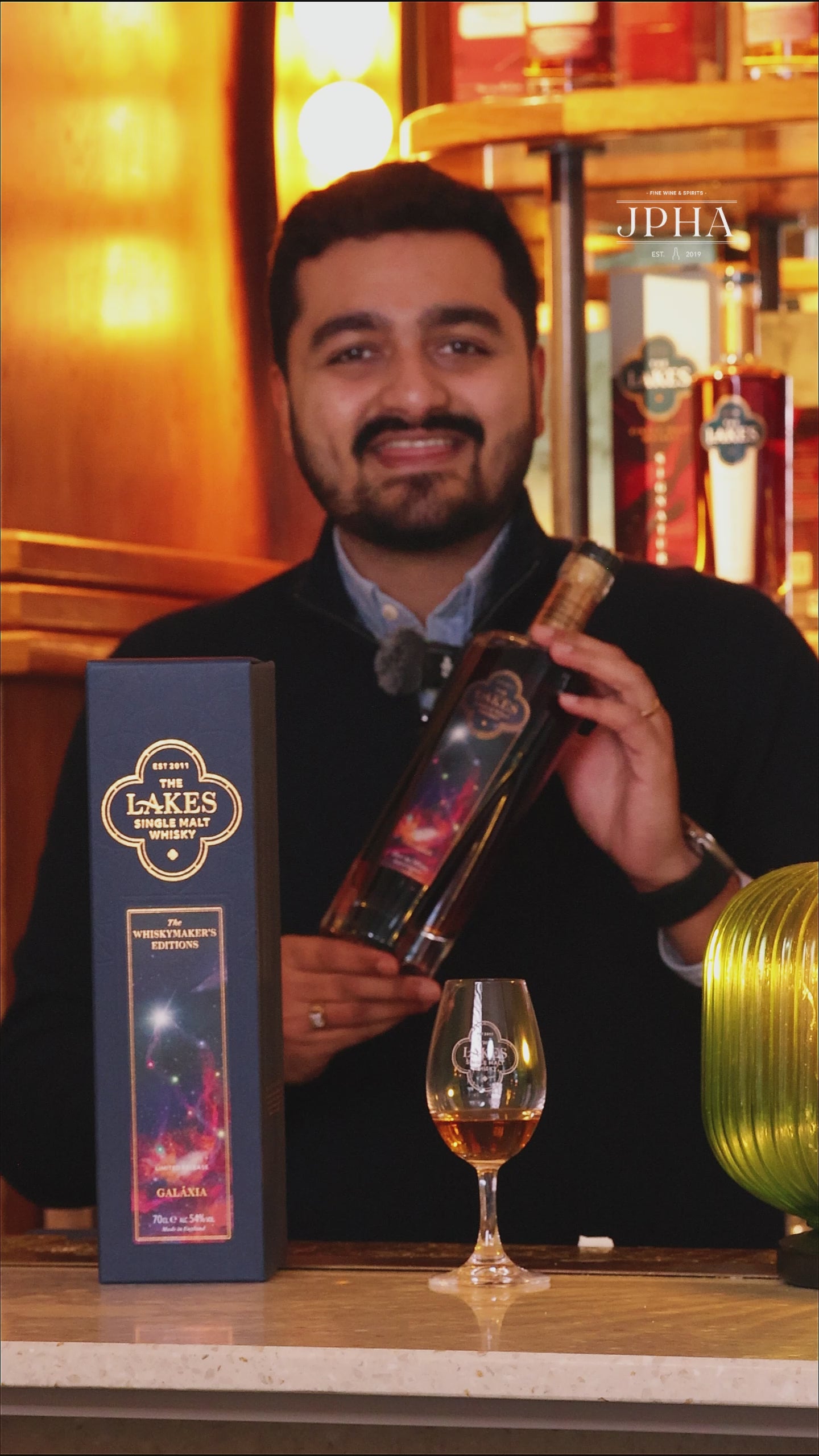 The Lakes Whiskymaker's Edition Galaxia with Rocking Glass Gift