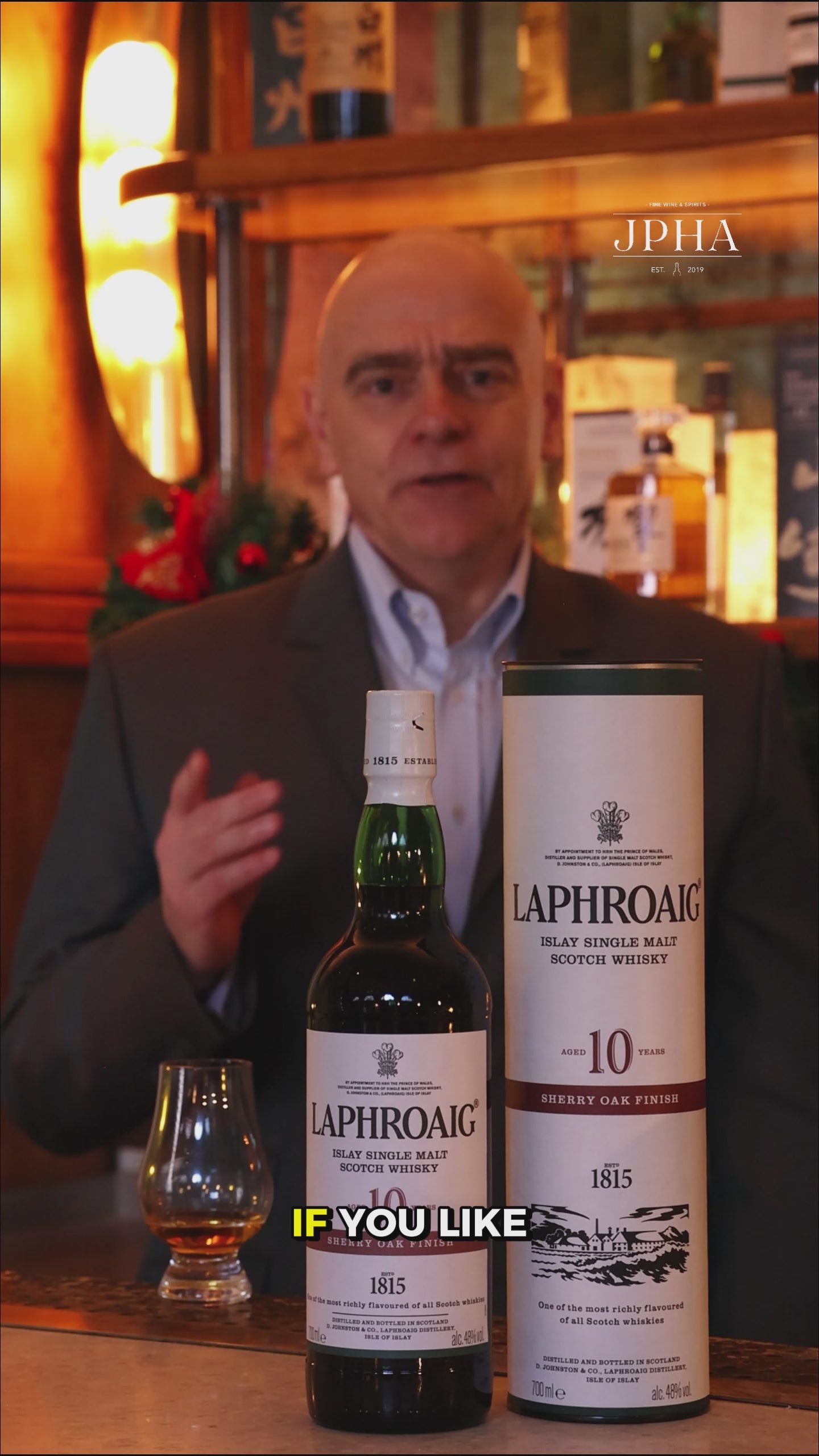 Laphroaig 10 Year Old Sherry Oak Finish Islay Single Malt Scotch