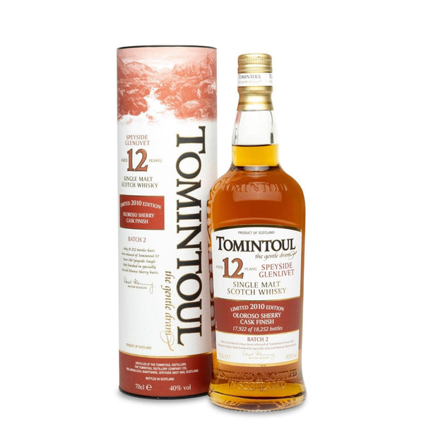 Tomintoul 12 Year Old Oloroso Sherry Cask Speyside Single Malt
