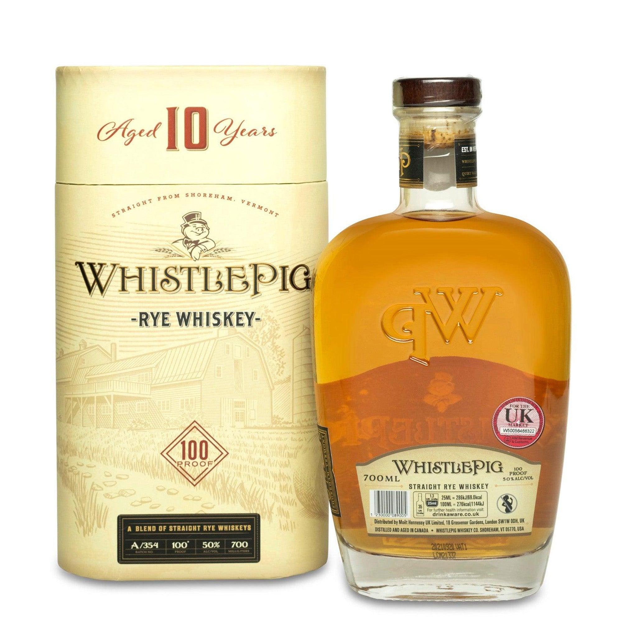 WhistlePig 10 Year Old American Rye Whiskey JPHA Whistlepig 10 year old american rye whiskey jpha